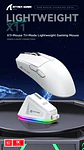 Mouse Gamer X11 Attack Shark Tri Mode 22000 Dpi Paw3311 Dock Color Negro - Miniatura 2