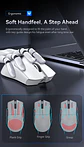 Mouse Gamer X11 Attack Shark Tri Mode 22000 Dpi Paw3311 Dock Color Negro - Miniatura 6
