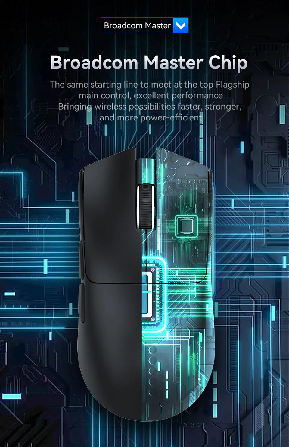 Mouse Gamer X11 Attack Shark Tri Mode 22000 Dpi Paw3311 Dock Color Negro 11