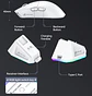 Mouse Gamer X11 Attack Shark Tri Mode 22000 Dpi Paw3311 Dock Color Negro - Miniatura 16