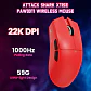 Mouse Gamer Attack Shark X11 Tri Mode 22000 Dpi Paw3311 Color Rojo - Miniatura 2