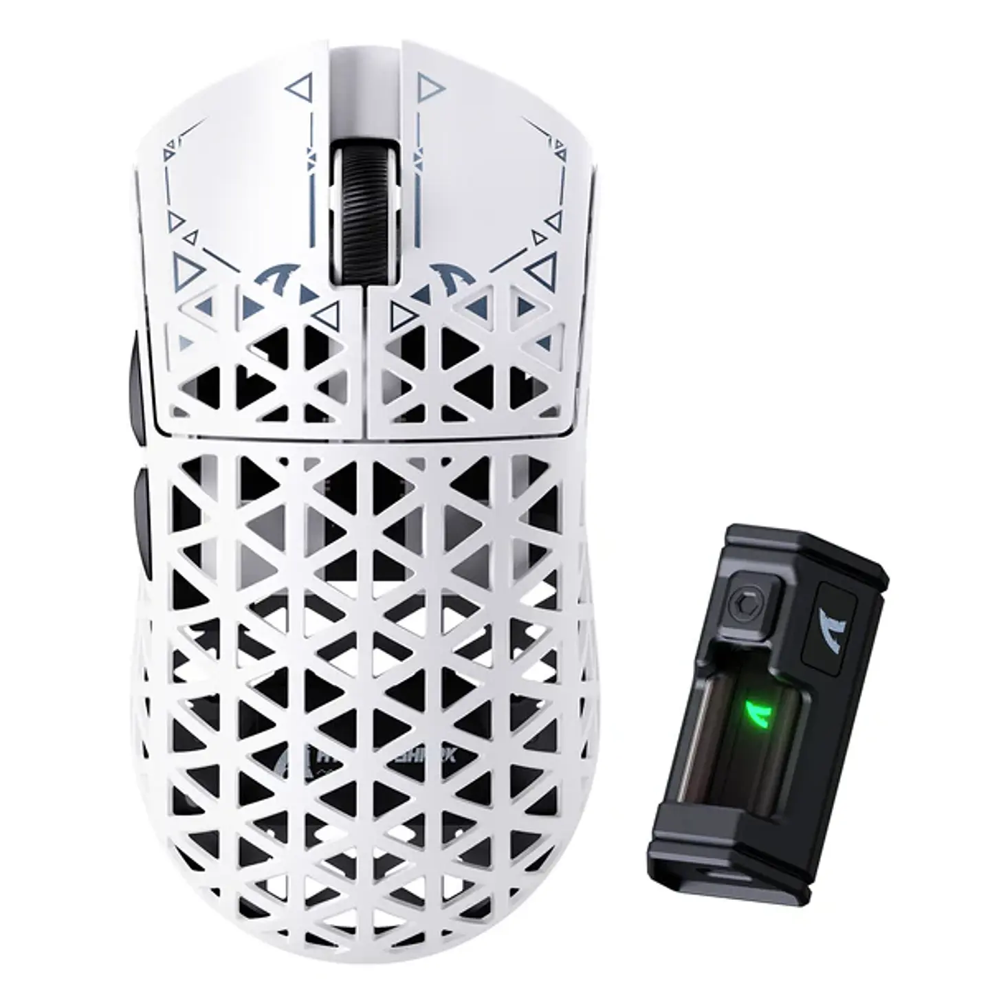 Attack Shark R5 Inalámbrico Ratón 42k Dpi/39g Fibra C Blanco - Blanco 1