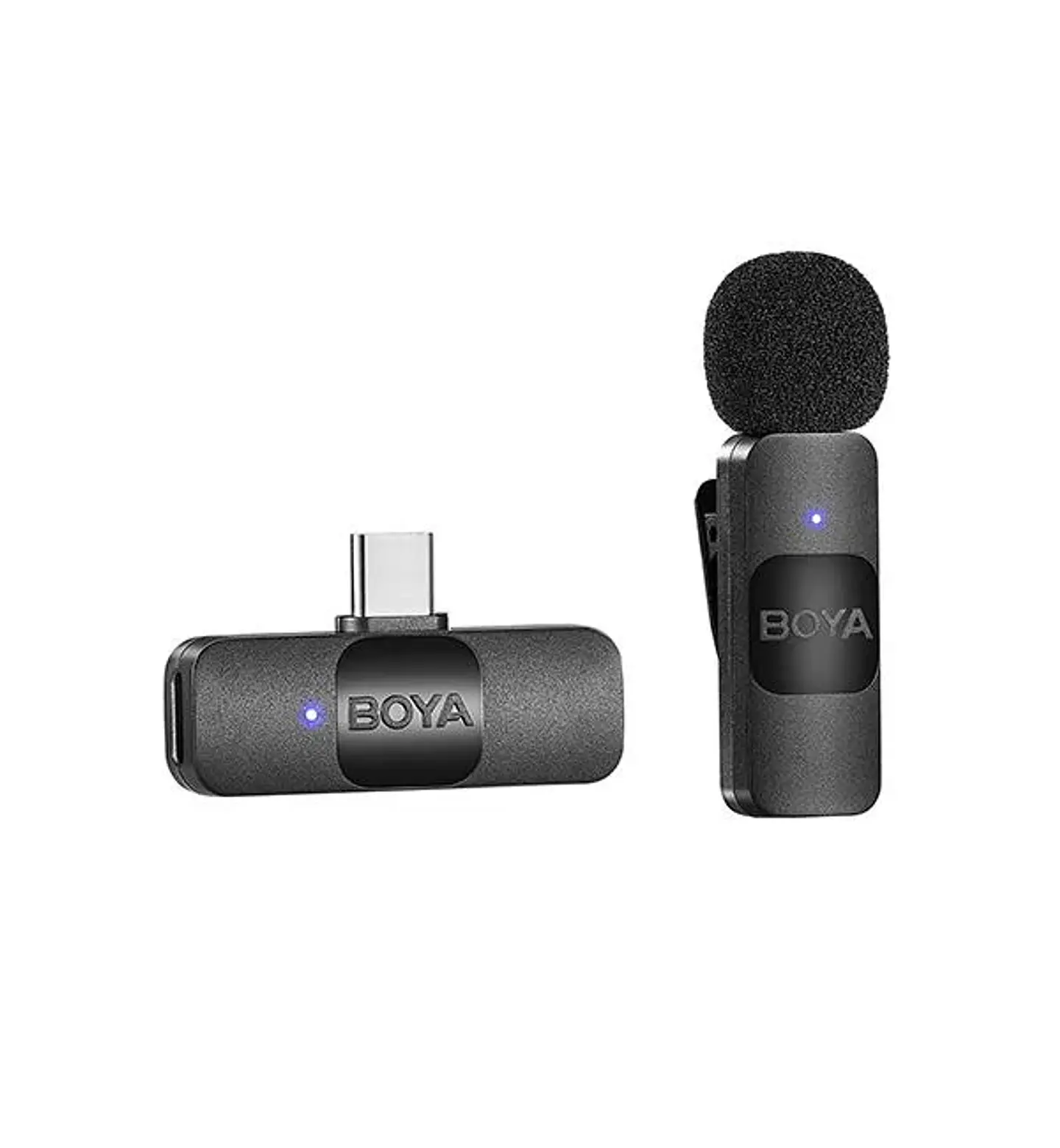 Boya BY-V10 Micrófono Inalámbrico Ultra Compacto y Portable 2.4GHz Conector USB-C 1