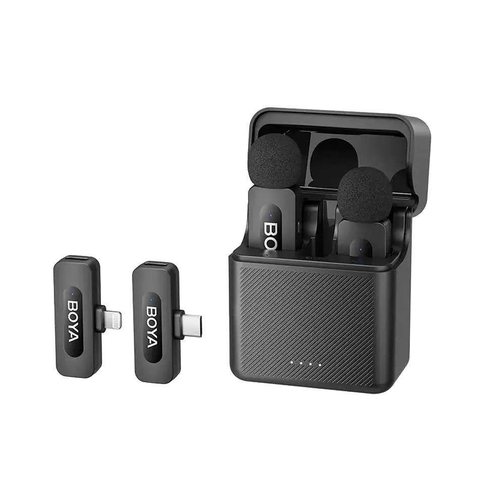 Boya BY-V3 COMBO Micrófono Doble USB-C y Lightning 2