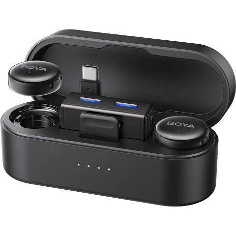 Boya BY-BOYALINK 3-02 Micrófono Doble con IA Conector USB-C