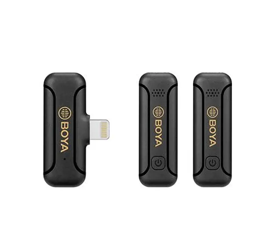Boya BY-WM3T2-D2 Micrófono Inalámbrico Lightning Doble 50 metros 1
