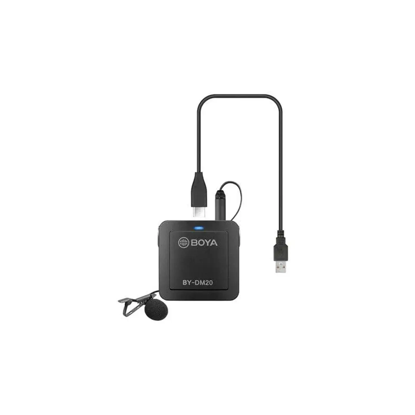 Boya BY-DM20 Kit de micrófonos y accesorios para grabación doble USB/Lightning/USB-C 3