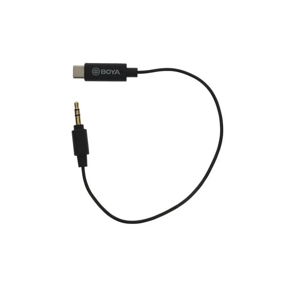 Boya BY-K2 Cable macho USB-C – macho TRS 3.5mm 3