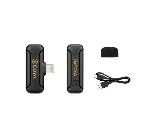 Boya BY-WM3T2-D1 Micrófono Inalámbrico Lightning 50 metros