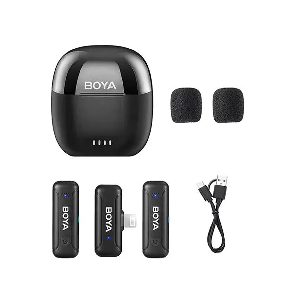 Boya BY-WM3T-D2 Mini 2.4GHz Micrófono Inalámbrico Conector Lightning 2