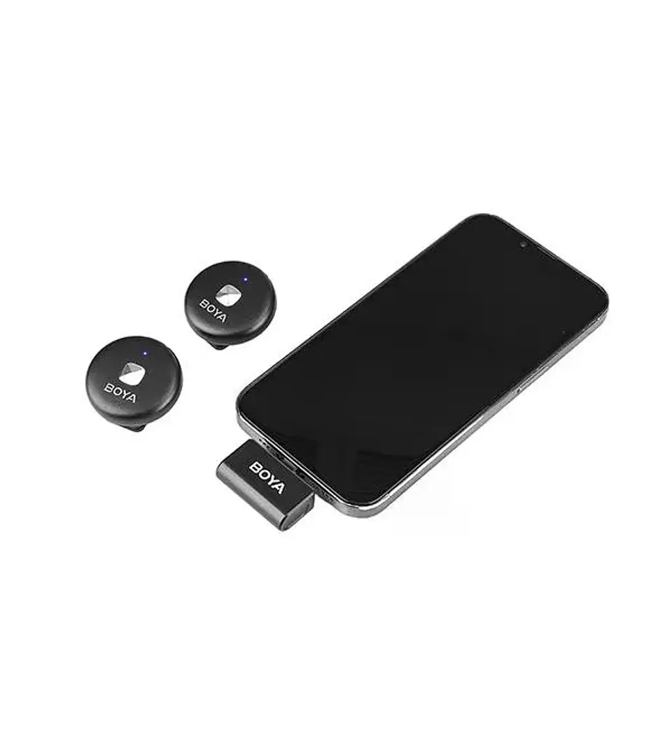 Boya Omic-D kit de micrófono doble inalámbrico conector Lightning (iPhone) 2