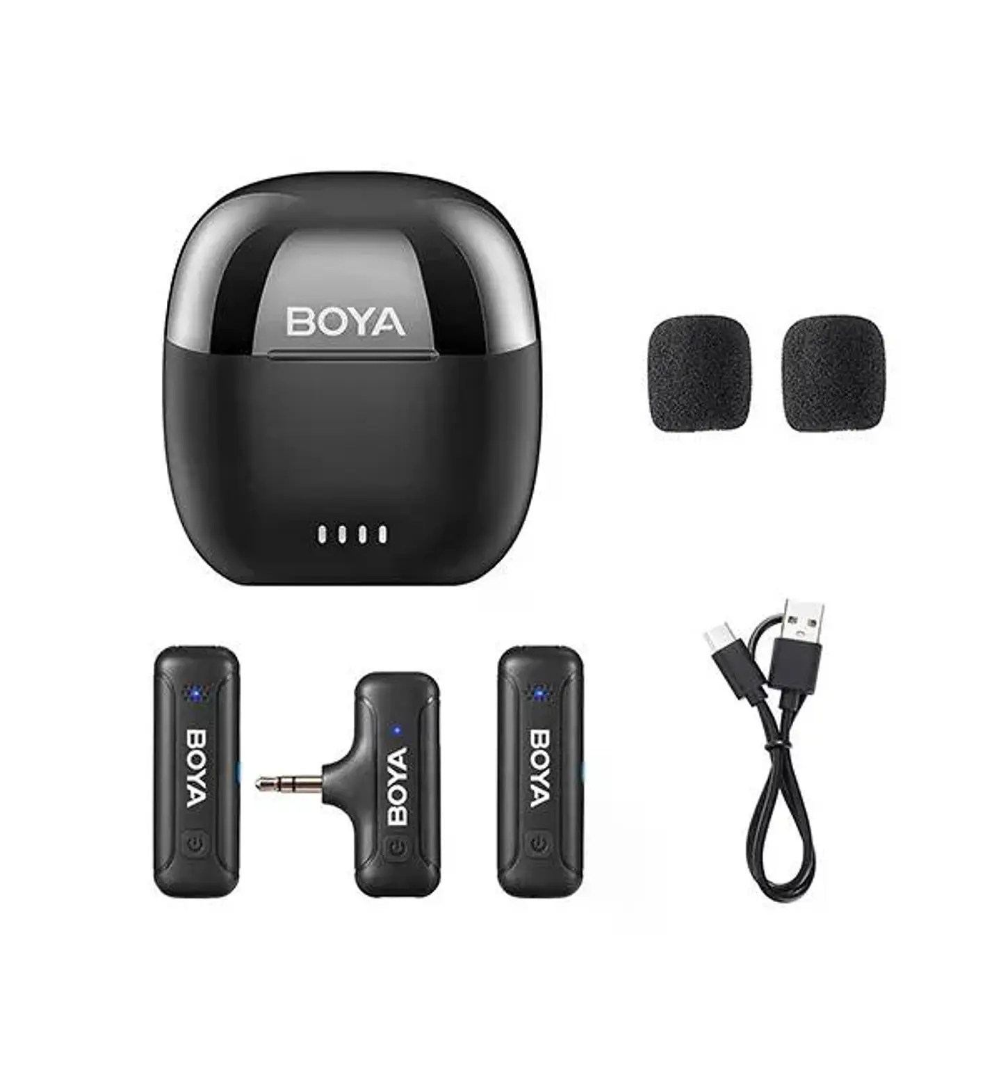 Boya BY-WM3T-M2 Mini 2.4GHz Micrófono Inalámbrico Conector TRS 3.5mm 3