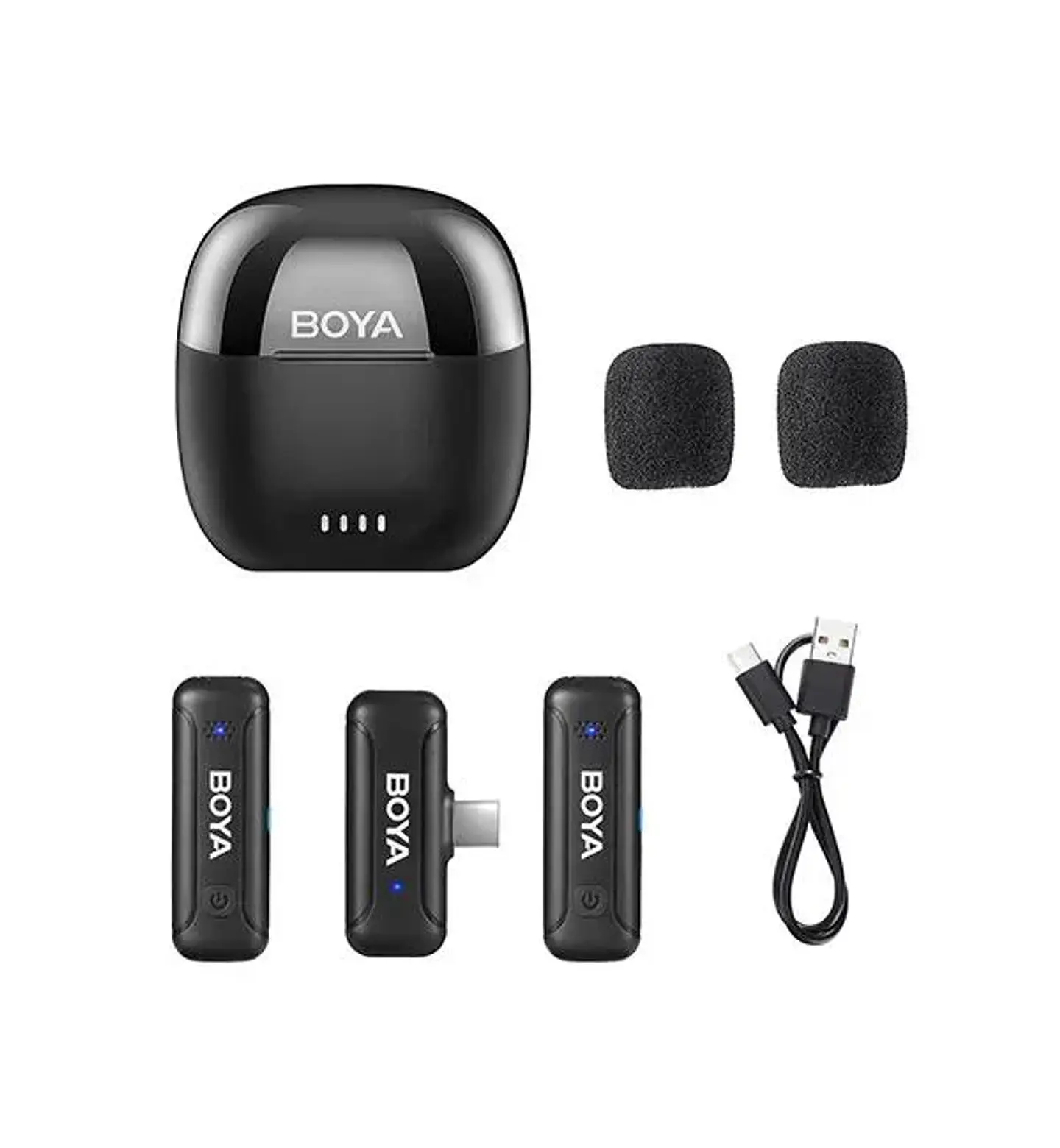 Boya BY-WM3T-U2 Mini 2.4GHz Micrófono Inalámbrico Conector USB-C 2