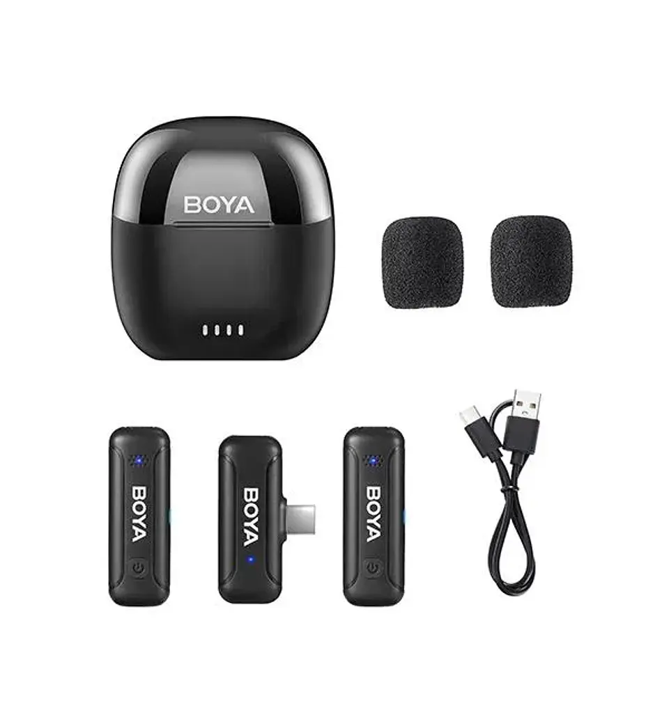 Boya BY-WM3T-U2 Mini 2.4GHz Micrófono Inalámbrico Conector USB-C 2