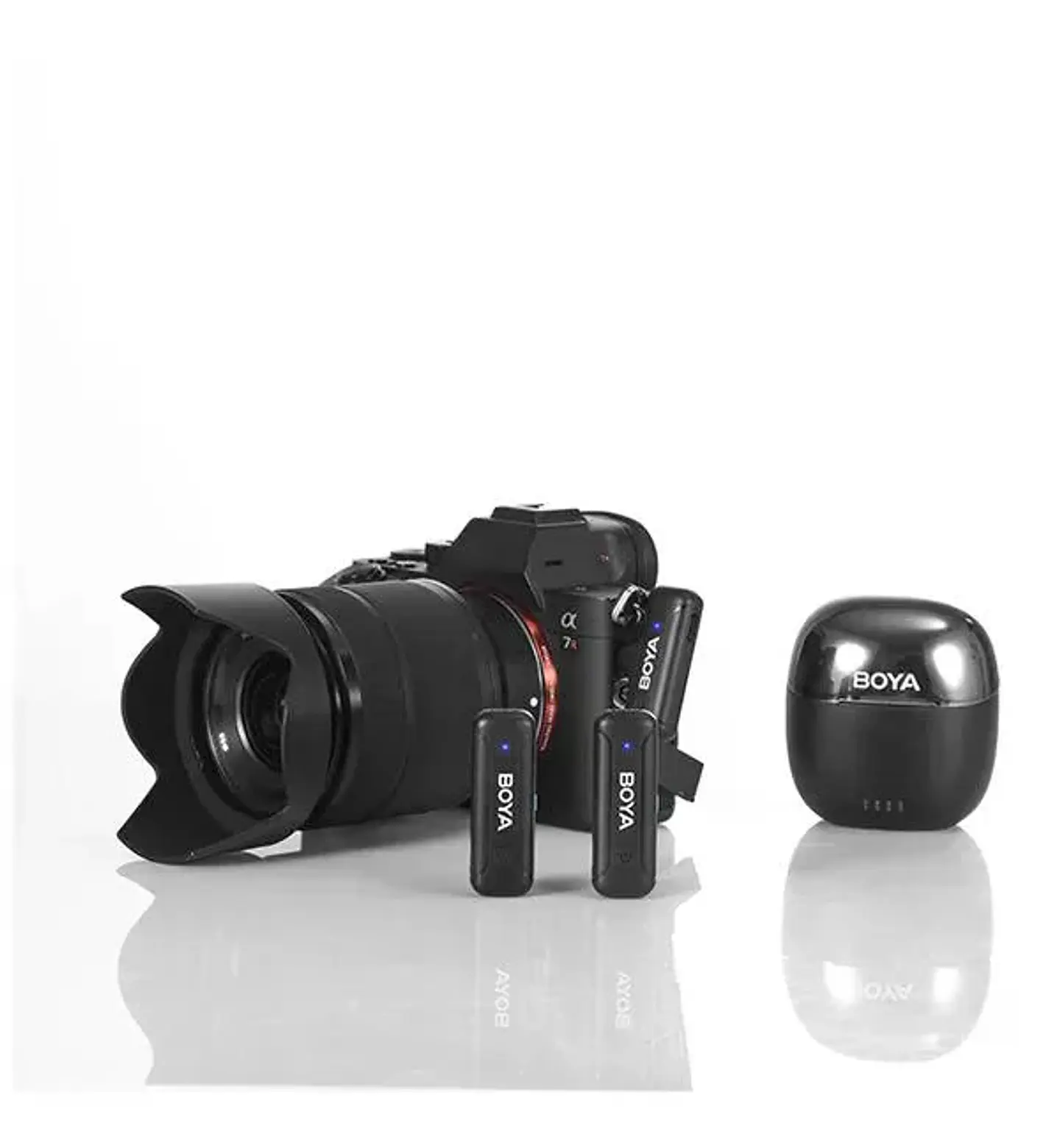 Boya BY-WM3T-M2 Mini 2.4GHz Micrófono Inalámbrico Conector TRS 3.5mm 6