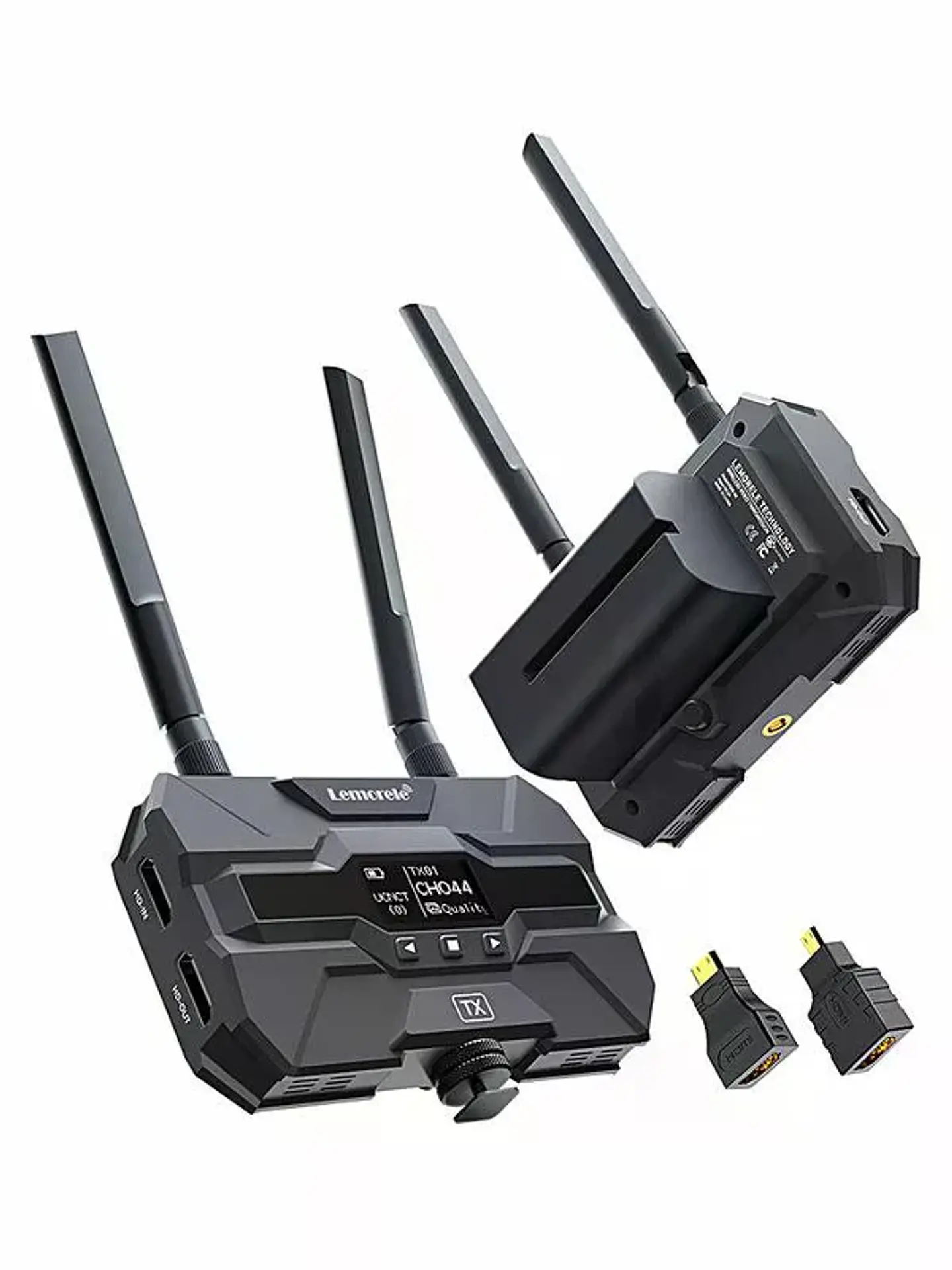 Lemorele R200  Kit Transmisor Video Inalámbrico Receptor y Baterías 1