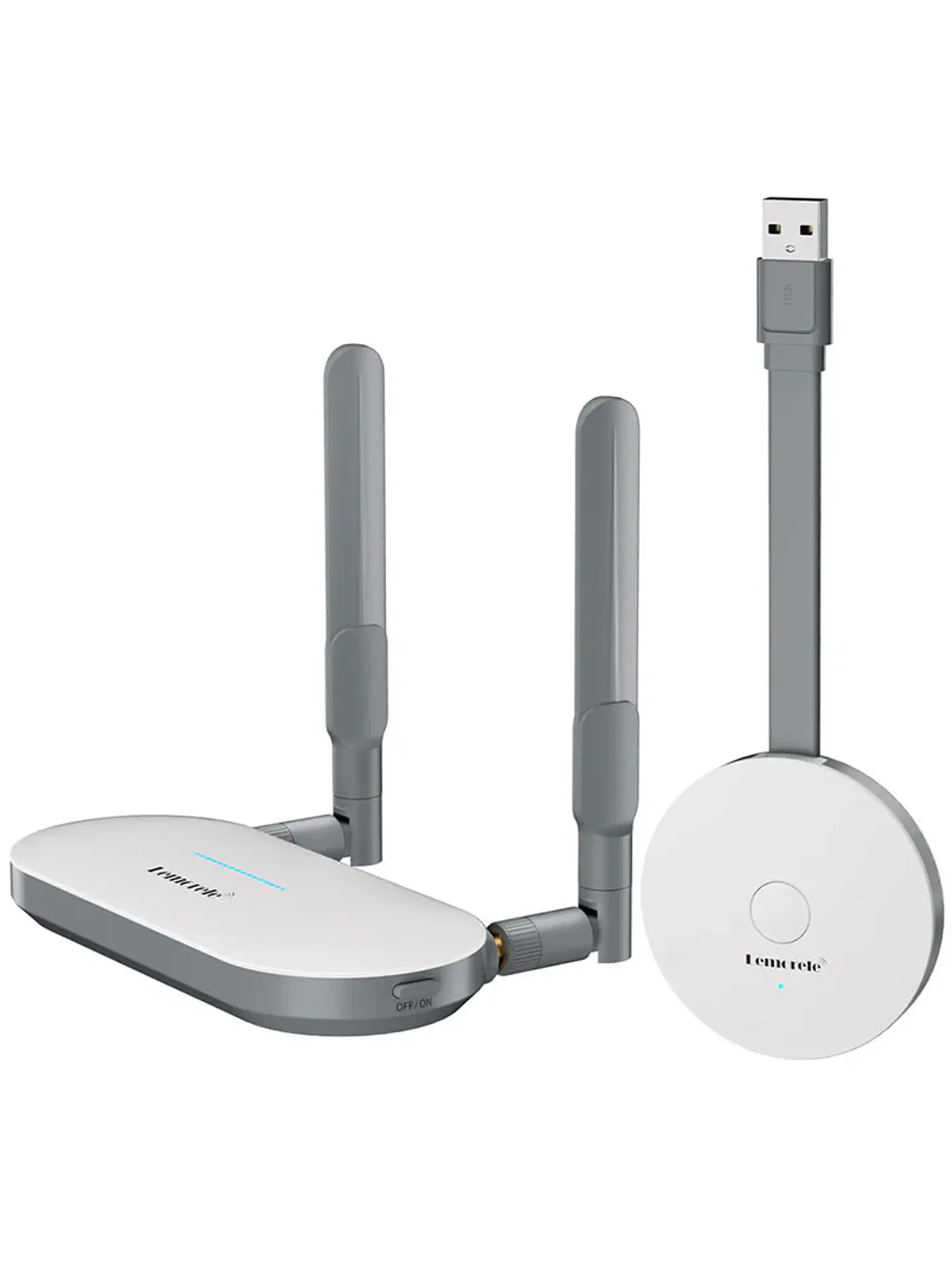 Lemorele G60 Transmisor Inalámbrico de Video Full HD 1080P  50 metros Desde Puerto USB a HDMI o VGA 2