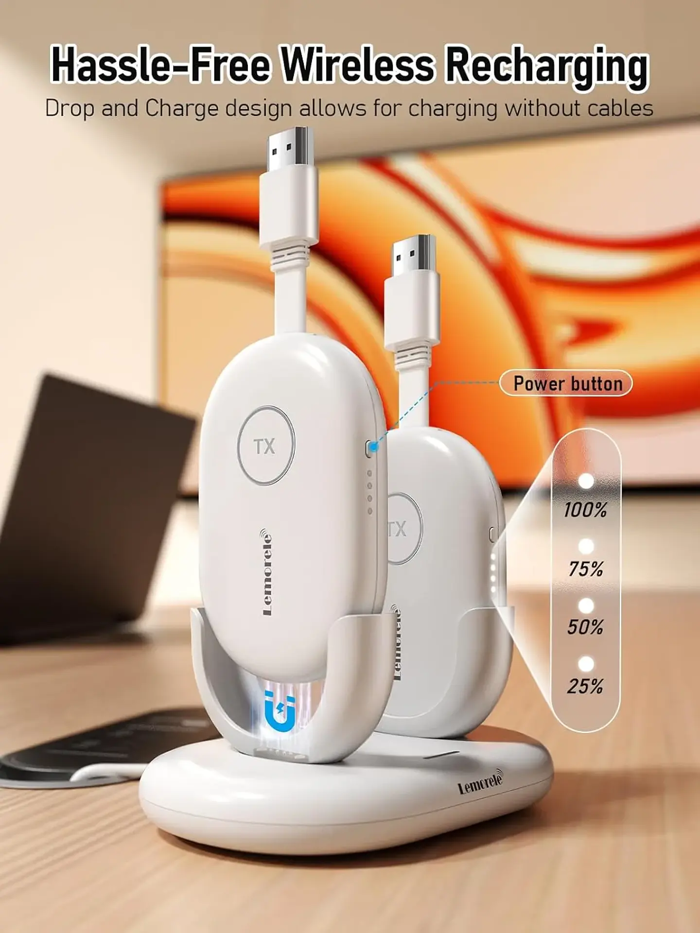 Lemorele G500: Transmisión Inalámbrica Profesional para Reuniones Sin Cables y con Máxima Claridad 2