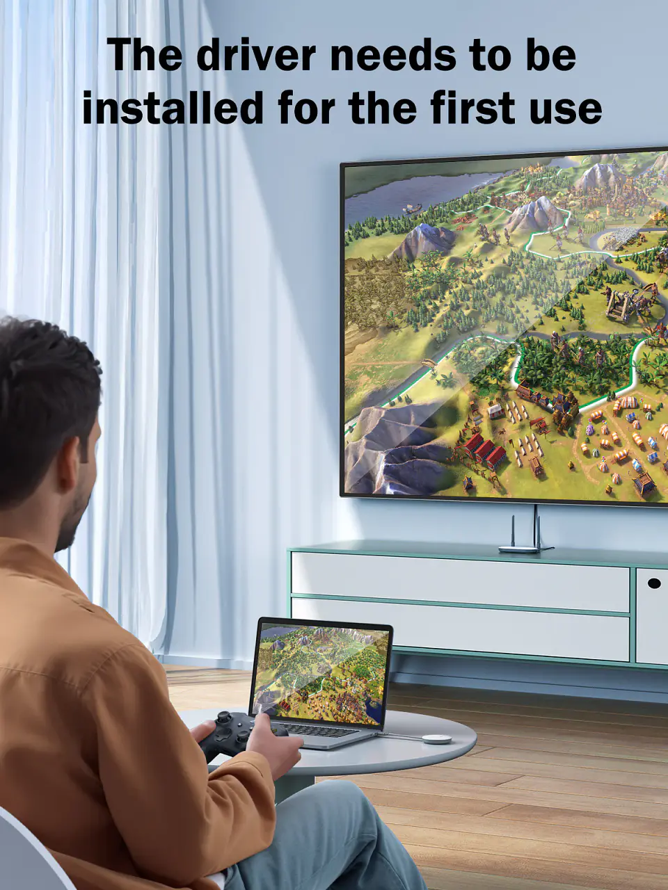 Lemorele G60 Transmisor Inalámbrico de Video Full HD 1080P  50 metros Desde Puerto USB a HDMI o VGA 7