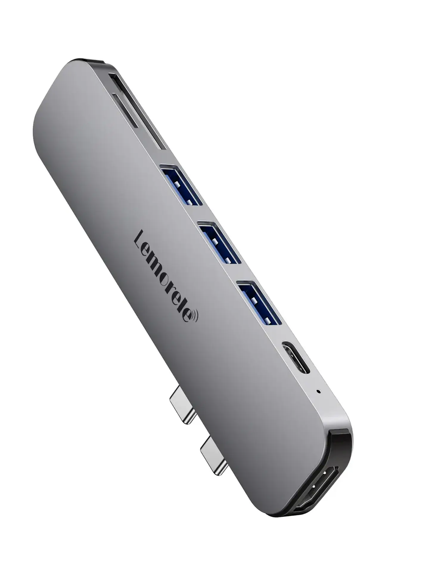 Lemorele TC52 Hub USB-C 7 en 2 para MacBook Pro y Air – Alta velocidad, diseño compacto y máxima compatibilidad 7