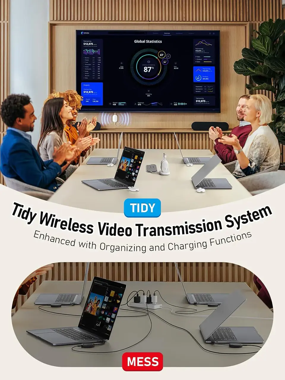 Lemorele G500: Transmisión Inalámbrica Profesional para Reuniones Sin Cables y con Máxima Claridad 9