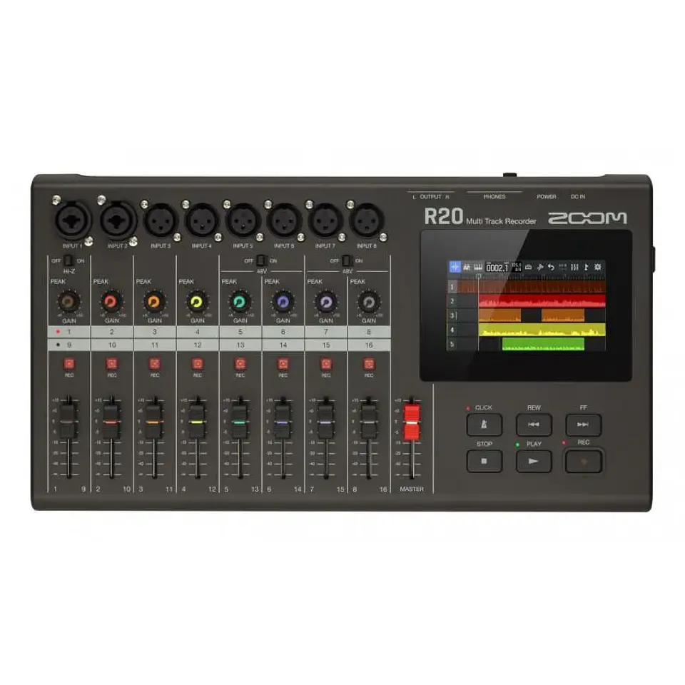 Zoom R20 Grabadora Multipistas Pantalla Táctil 1