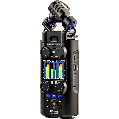 Zoom H5studio Handy Recorder de 4 pistas con grabación en 32 bits flotante