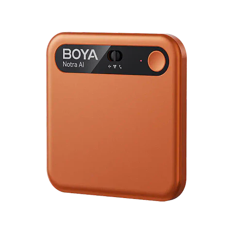 Boya Notra Asistente IA Notas Voz y Grabadora de Llamadas Color Cosmic Orange