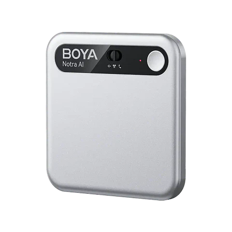 Boya Notra Asistente IA Notas Voz y Grabadora de Llamadas Color Silver