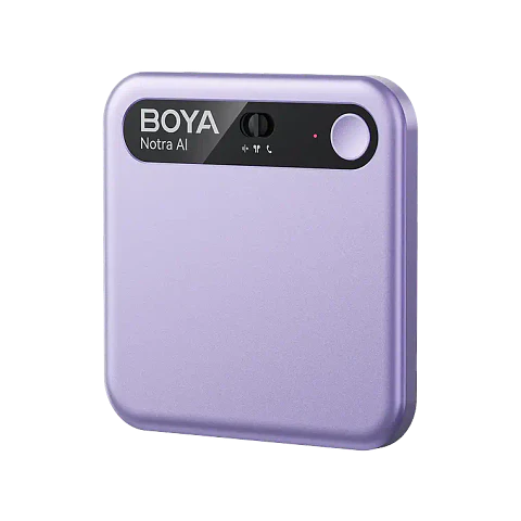 Boya Notra Asistente IA Notas Voz y Grabadora de Llamadas Color Purple