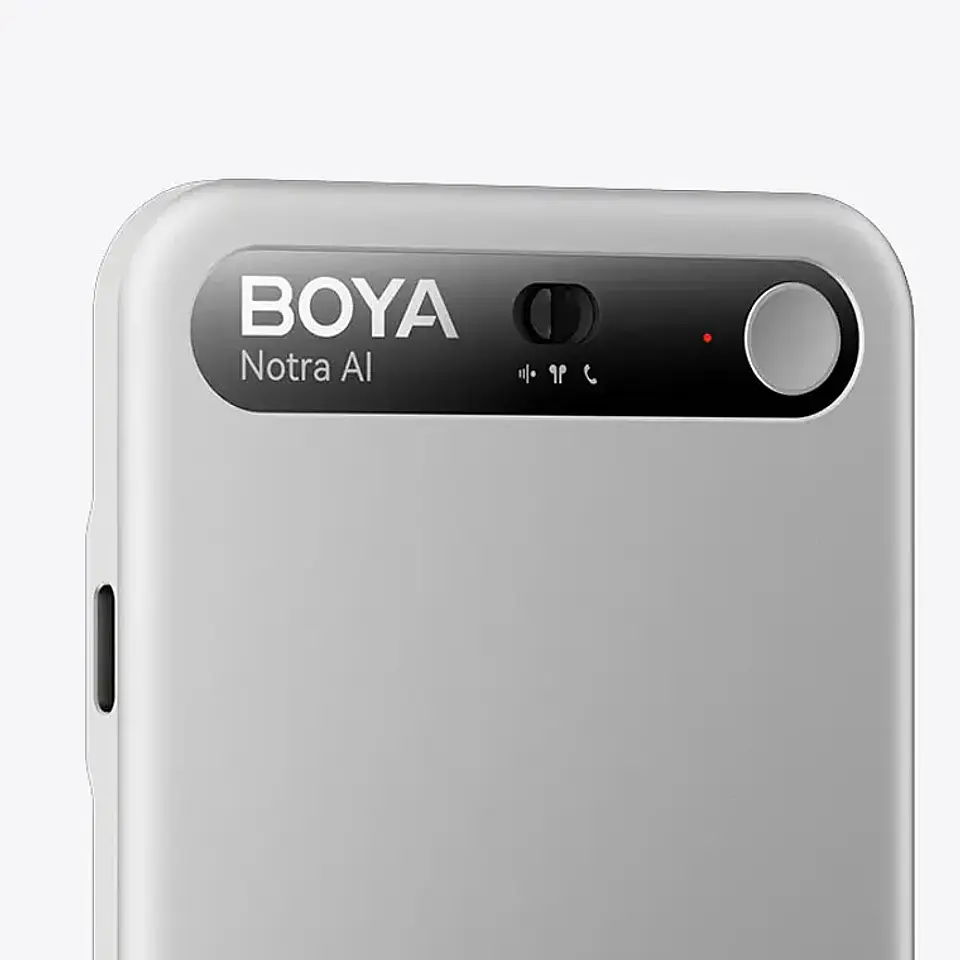 Boya Notra Asistente IA Notas Voz y Grabadora de Llamadas Color Silver 5