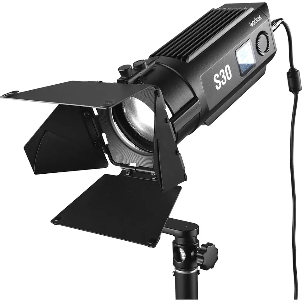 Godox S30 x 3 Maleta de 3 Luces Led Enfocable Con Accesorios S30-D 7