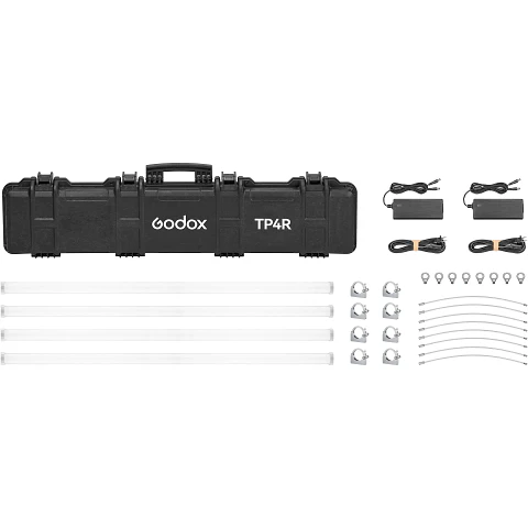 Godox TP4R-K4 KNOWLED Pixel RGB LED Kit de 4 Tubos
