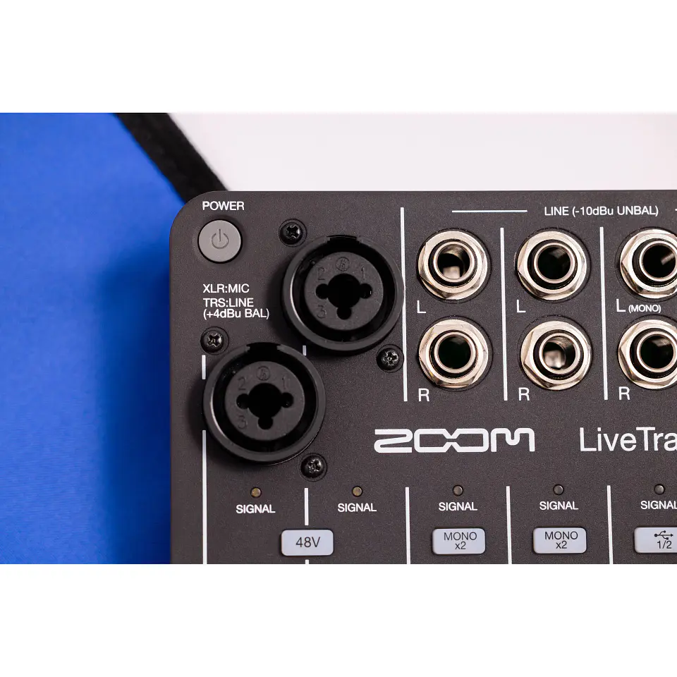 Zoom LiveTrak L-6 Mezclador Digital Portátil de 6 Canales y Grabadora Multipista  L6 14