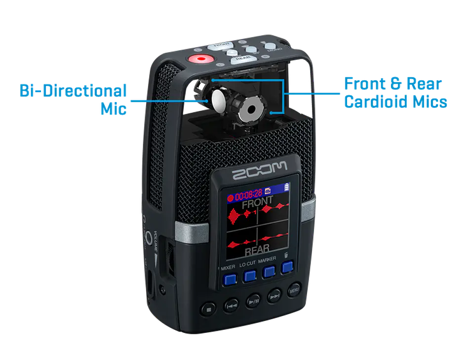 Zoom H2essential Grabadora  Multi-Mic 32-Bit Flotantes 26