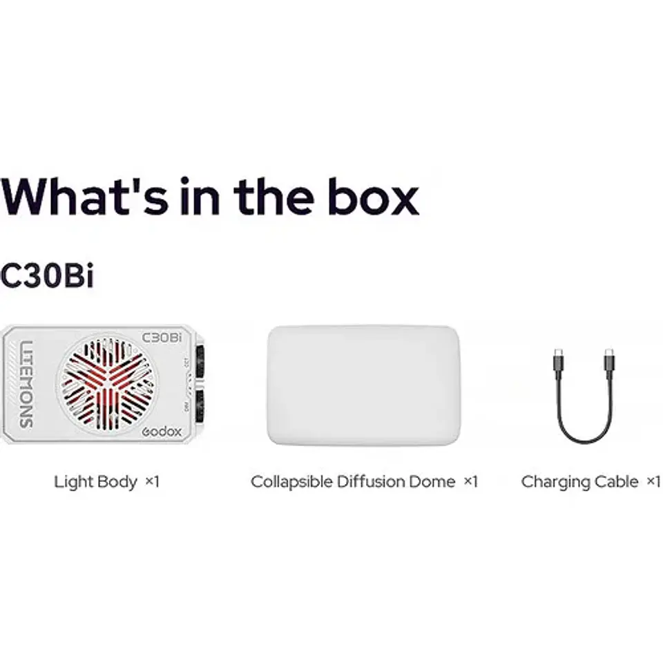 Godox Litemons C30BI Bi-Color Panel de Luz LED 21