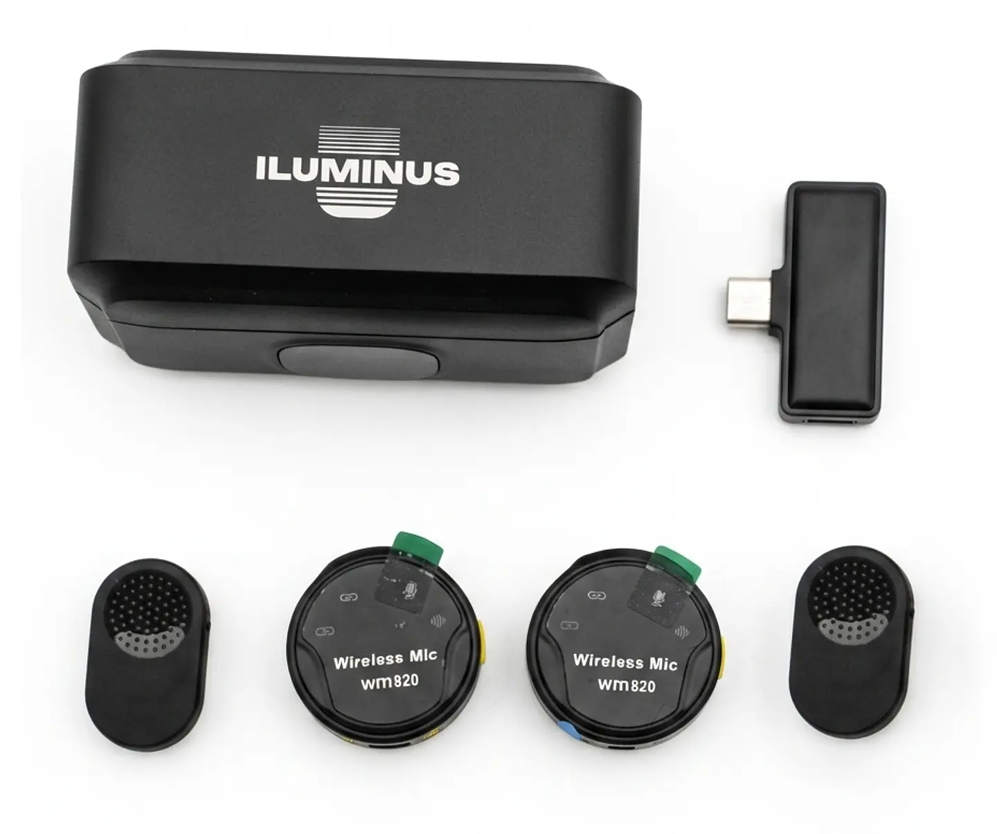 Iluminus IL-WM820 Micrófono Inalámbrico Doble Con Caja De Carga 1