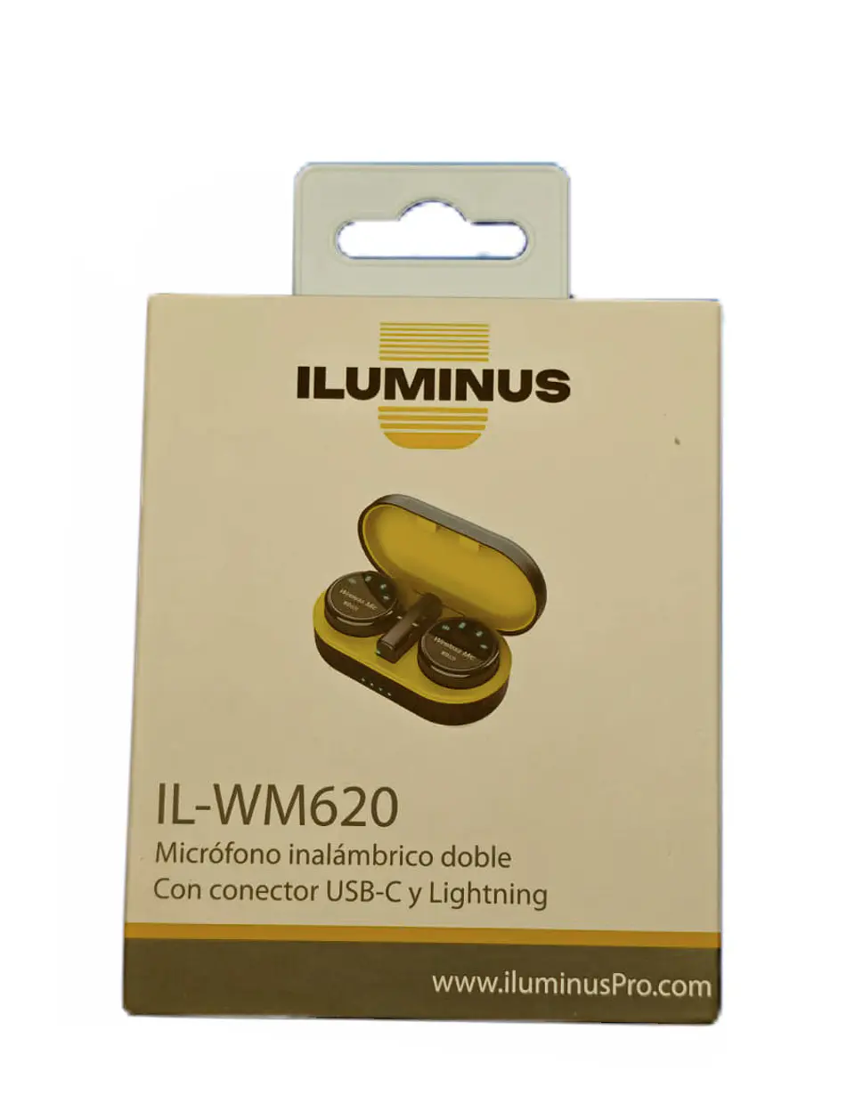 Iluminus IL-WM620 Micrófono Inalámbrico Doble USB-C 3