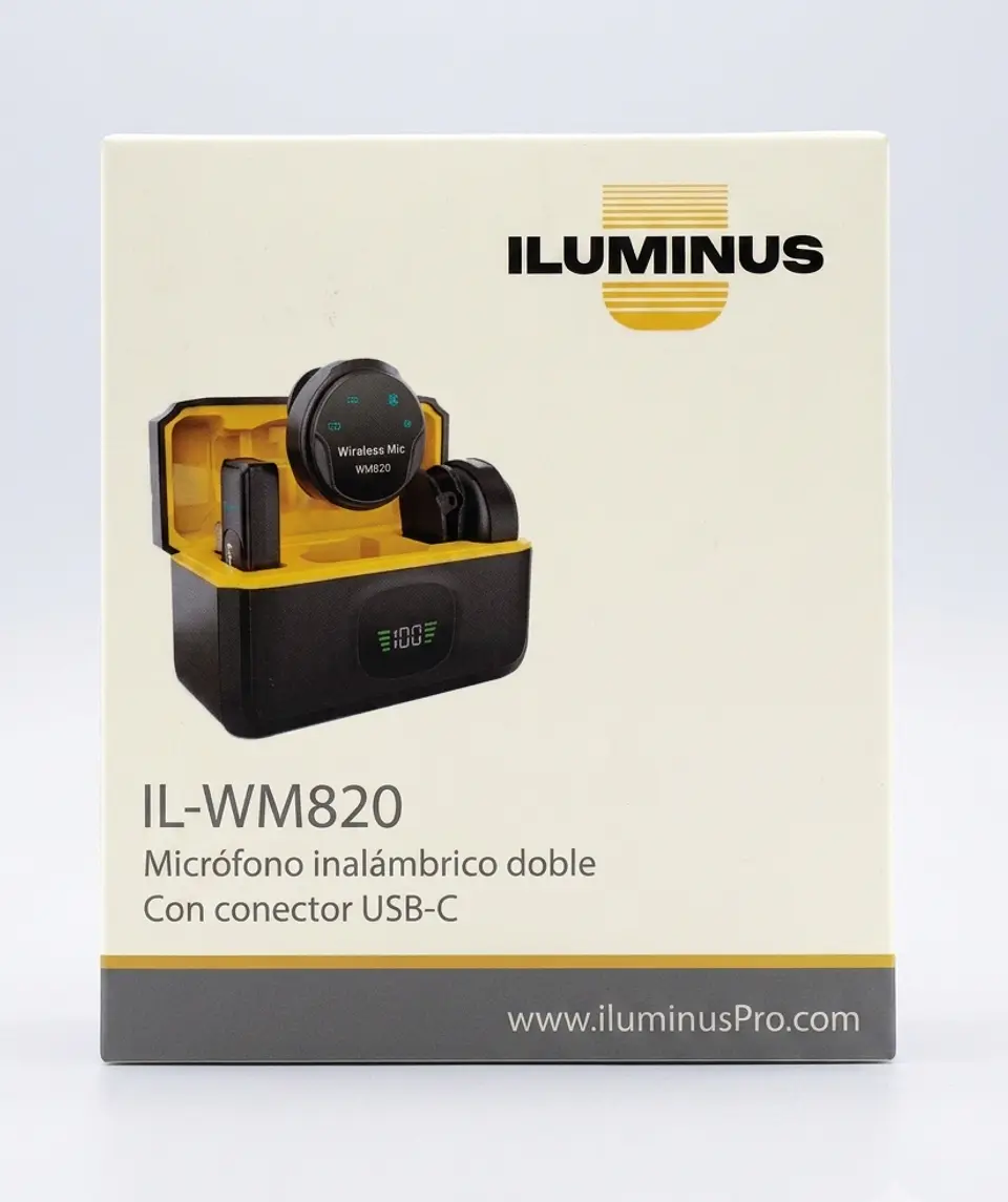 Iluminus IL-WM820 Micrófono Inalámbrico Doble Con Caja De Carga 4