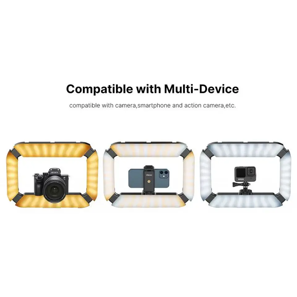 Ulanzi U200 Lámpara de Leds Anillo Rectangular 2