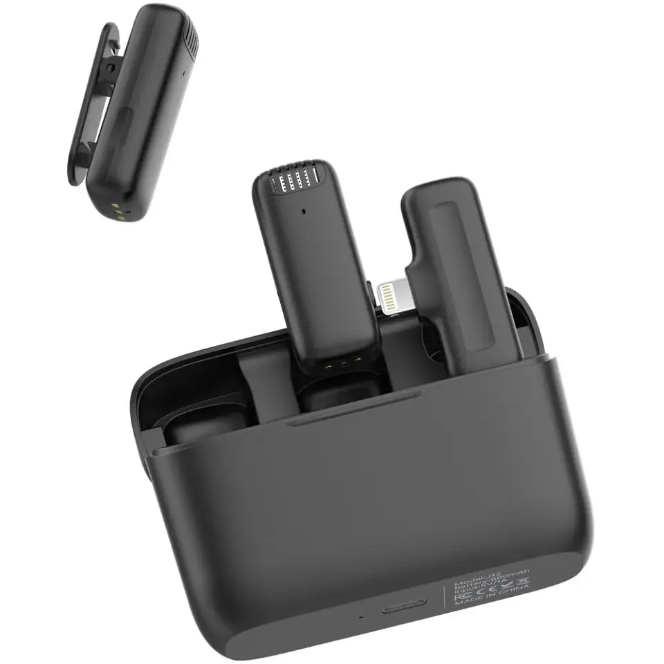 Ulanzi J12 Lightning Micrófono Inalámbrico Doble 7