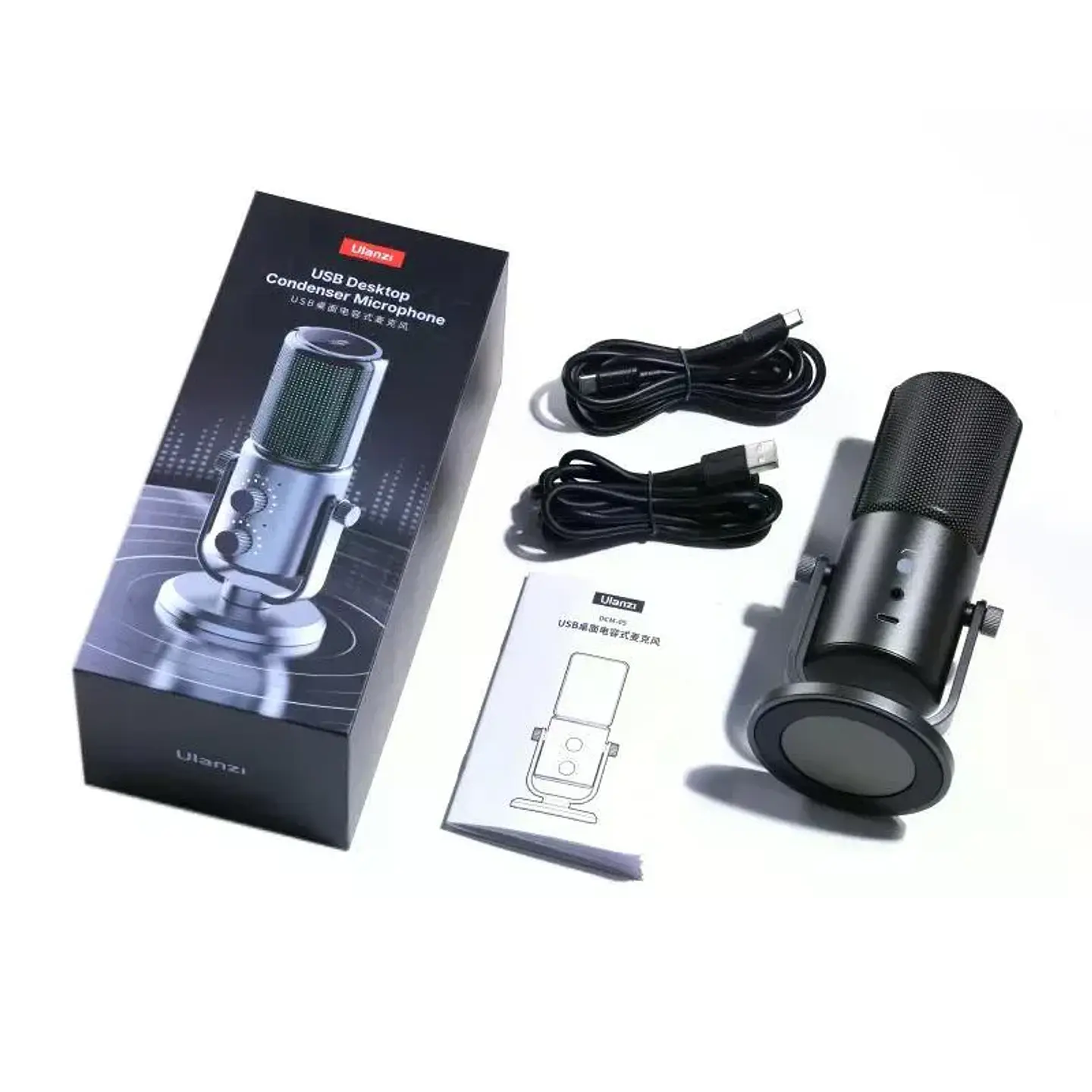 Ulanzi Micrófono Condensador Con Control de Tono Conector USB  3335 6