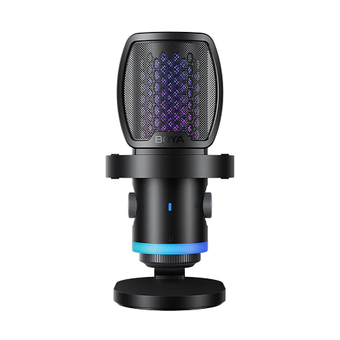 Boya Castmic G40 Micrófono Escritorio Con Luces RGB y Cancelación de Ruido USB