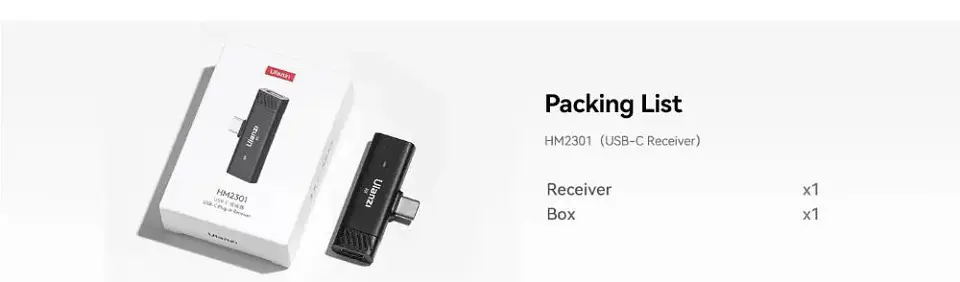 Ulanzi Receptor Adicional USB-C Para Sistema HM2301 A007 2