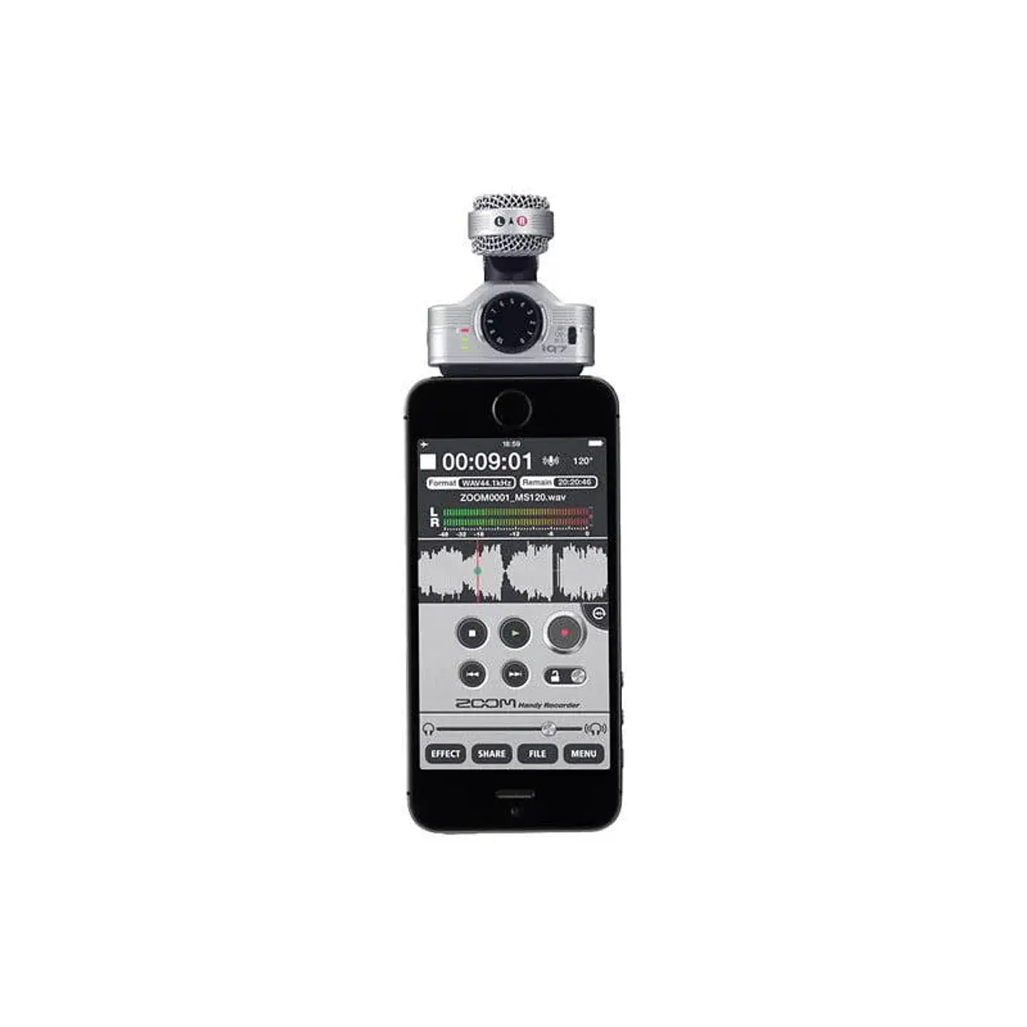 Zoom Iq7 Cápsula Stereo Para Iphone Conector Lightning 7