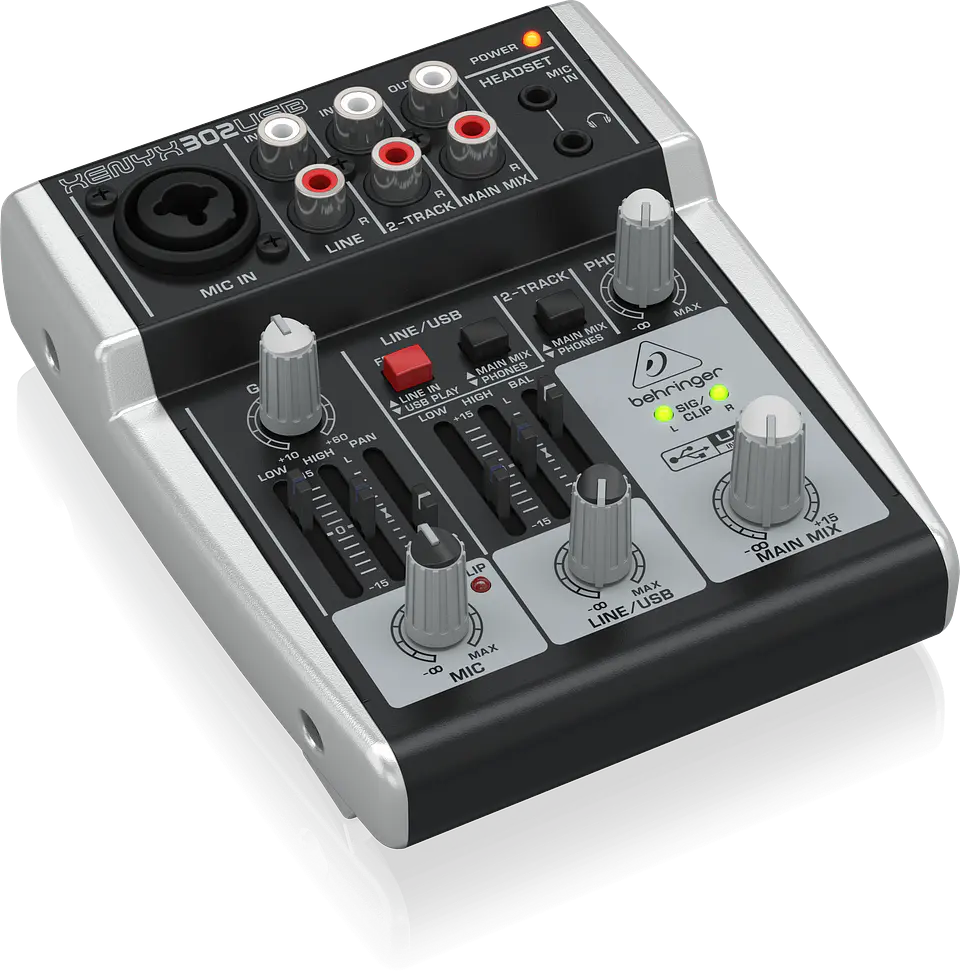 Behringer 302USB · Mezcladora USB 1