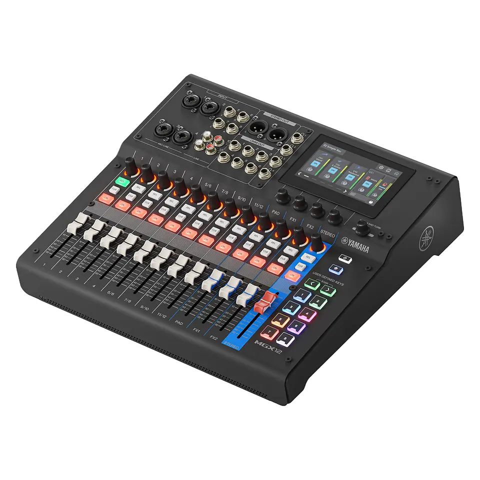 Yamaha MGX12 Black Consola Digital 18 canales 2