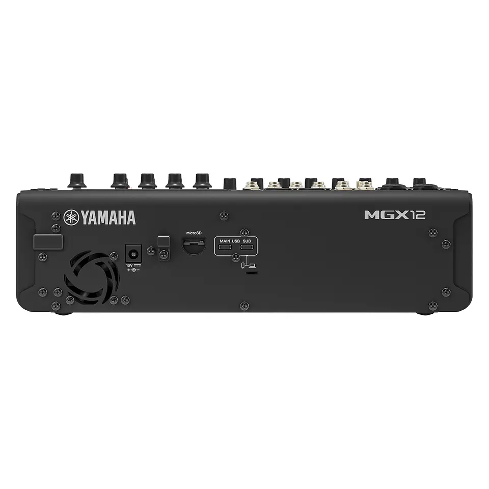 Yamaha MGX12 Black Consola Digital 18 canales 4
