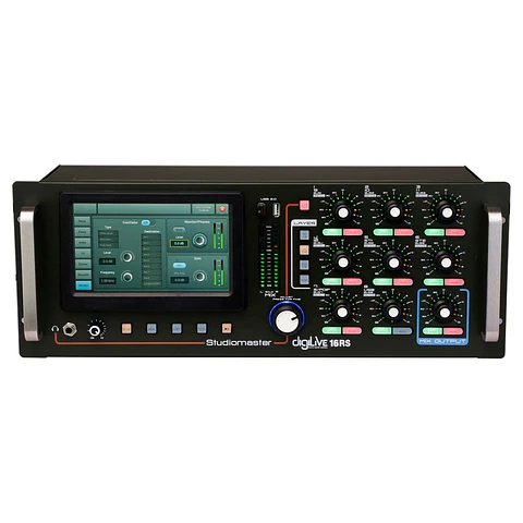 Studiomaster DIGILIVE 16RS Consola Digital de Rack pantalla tactil