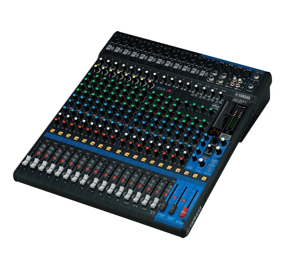 Mixer análogo de 20 canales con efectos y USB MG20XU  - Yamaha 2